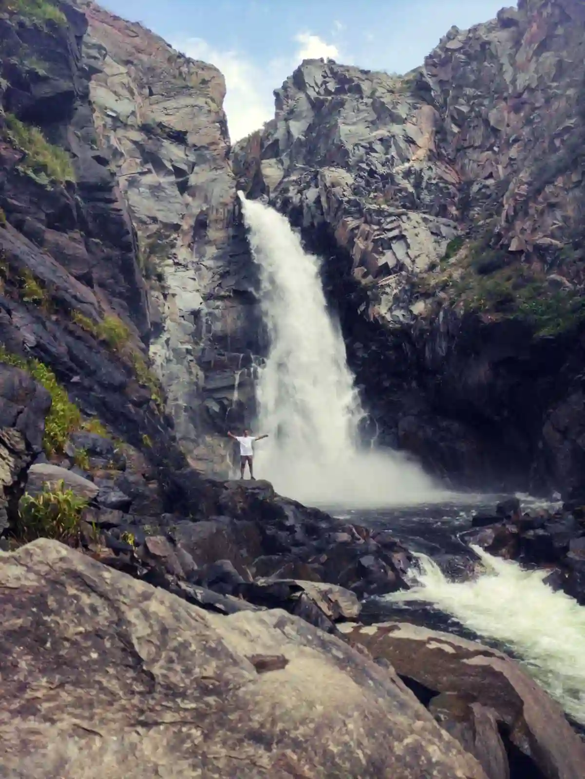 Водопад Куркуре летом