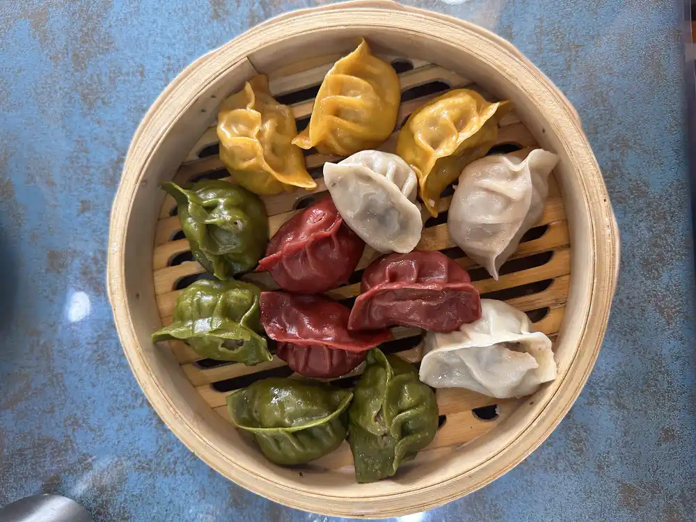 Вкуснейшие цветные Буузы